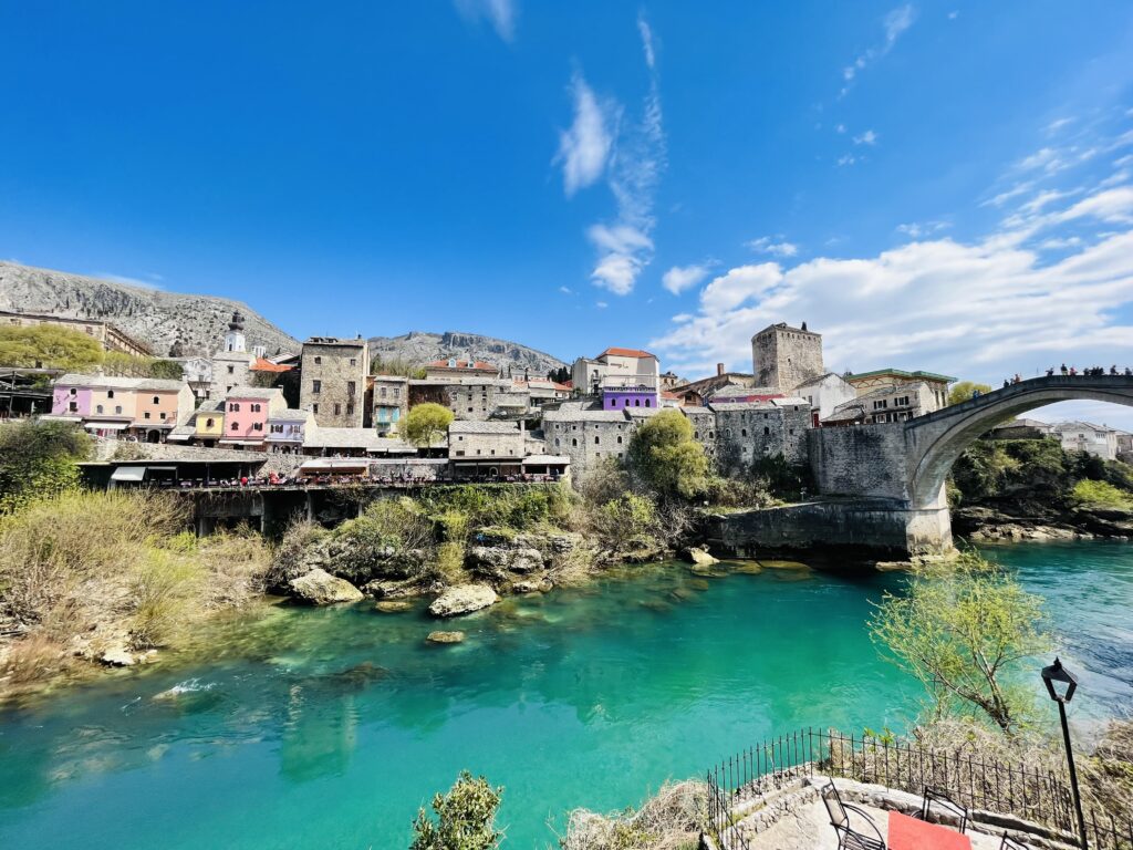 Famous bridge in Mostar