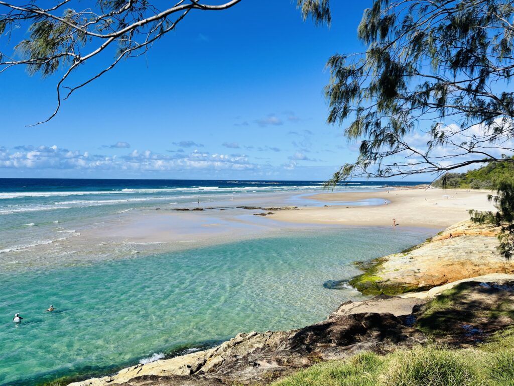 Deadman's Beach on Straddie