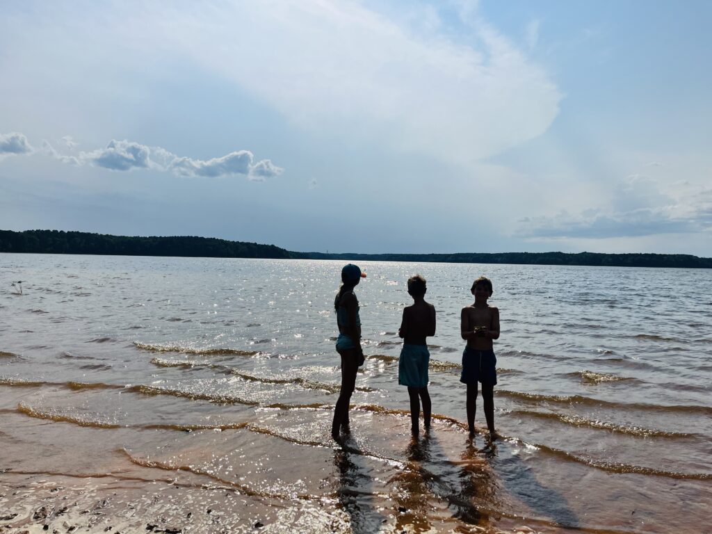 Kids at Rolling View State Recreation Area