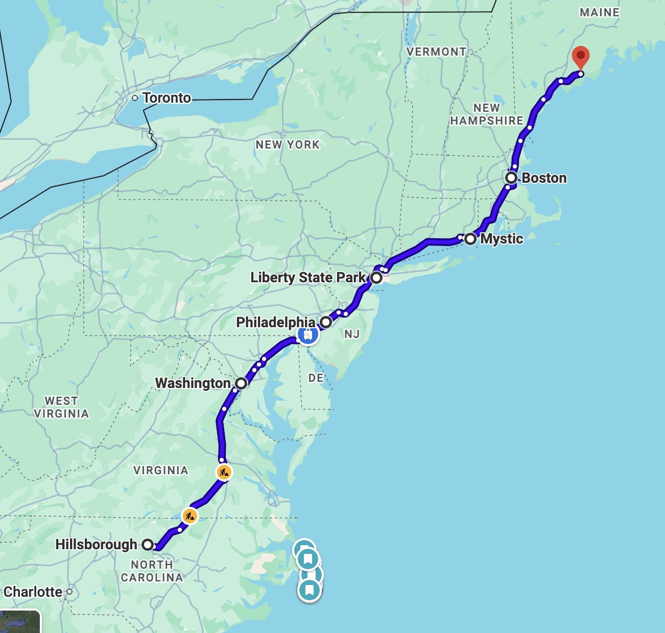 the best east coast road trip in the fall
